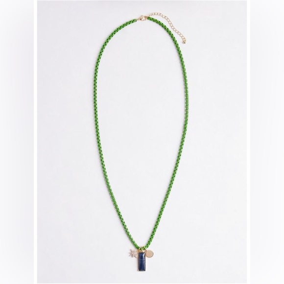 Torrid Charms and Bar with Green Chain - Turquoise - Picture 2 of 4